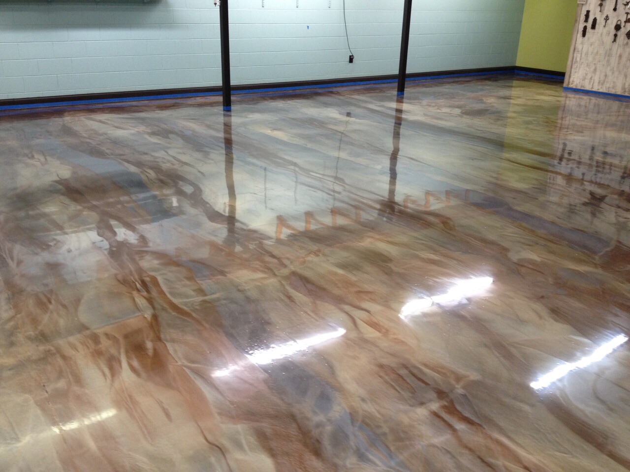Metallic Epoxy Floor Colors Flooring Ideas